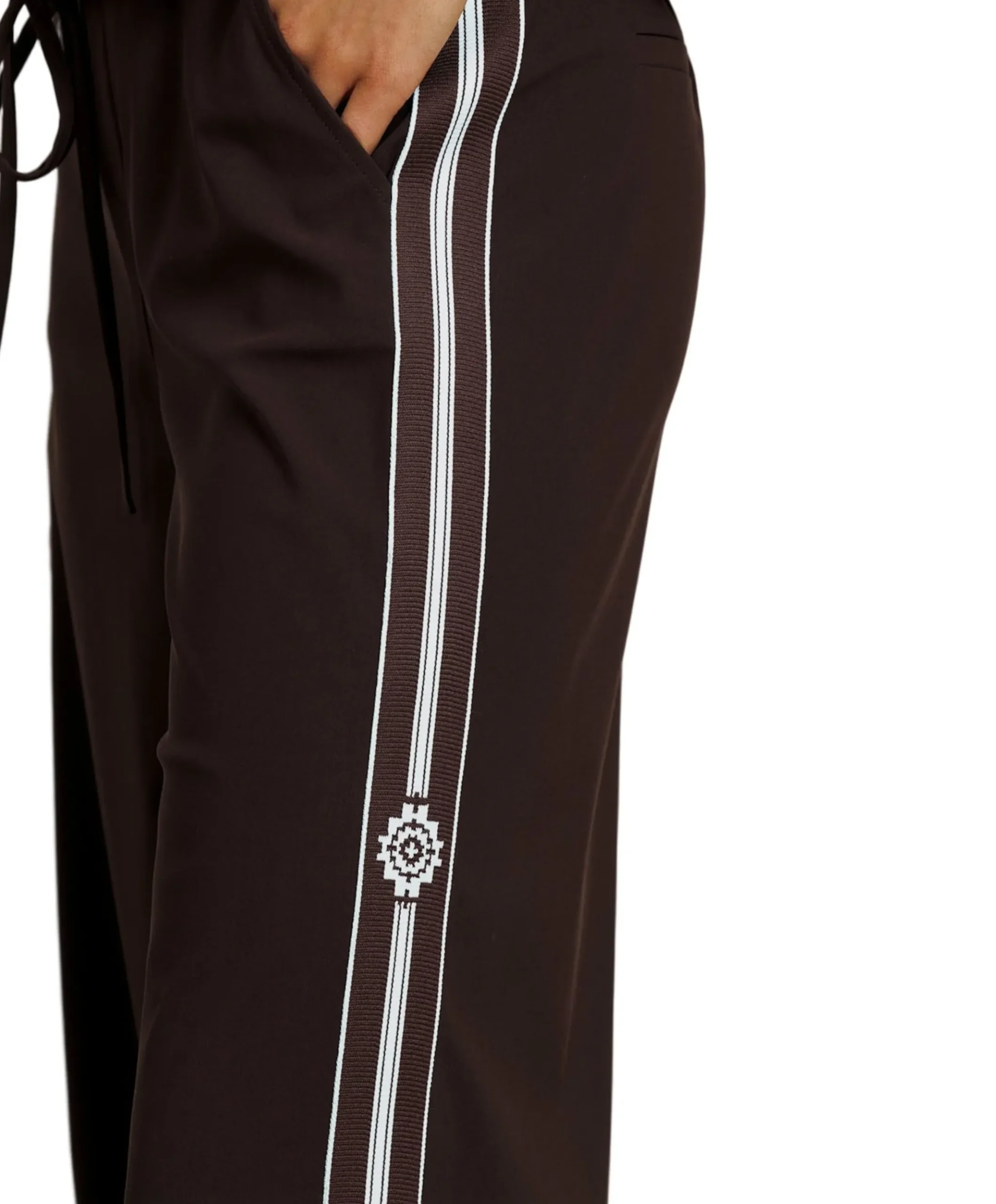 Lexie tape dames broek bruin