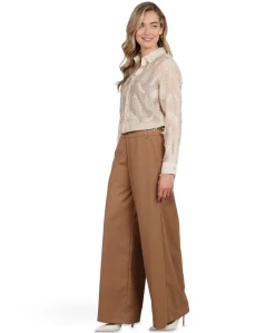 Lieve dames broek beige