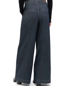 LIVA SLEEK dames jeans blauw