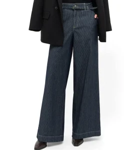 LIVA SLEEK dames jeans blauw
