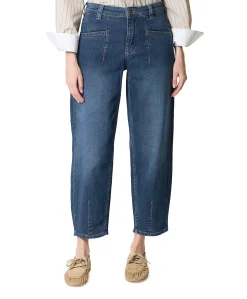 Liv Barrel dames jeans blauw