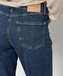 Liv New Wide dames jeans blauw