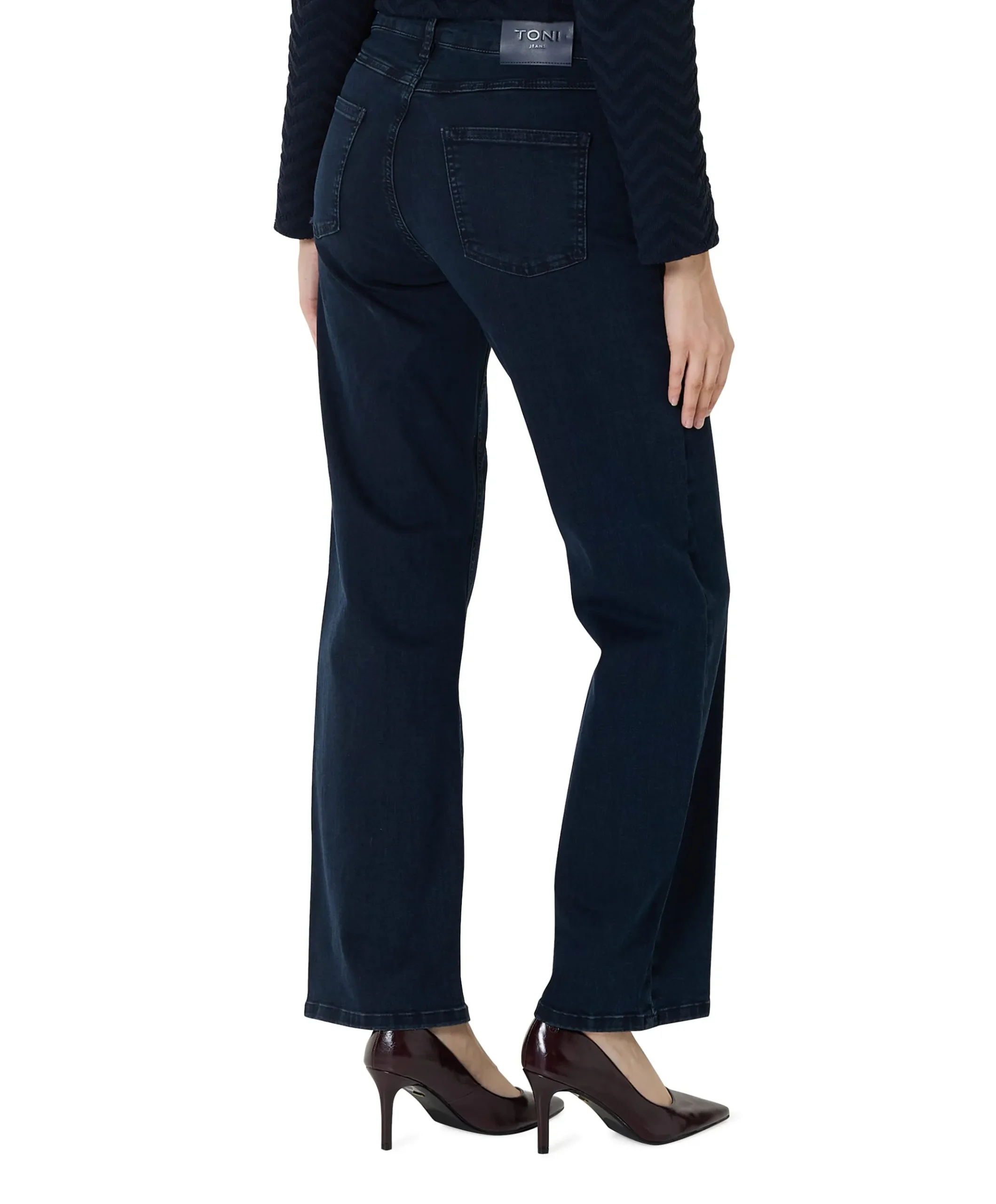Liv Straight dames broek blauw