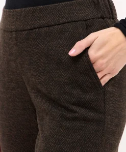 LIZ EASY dames broek bruin