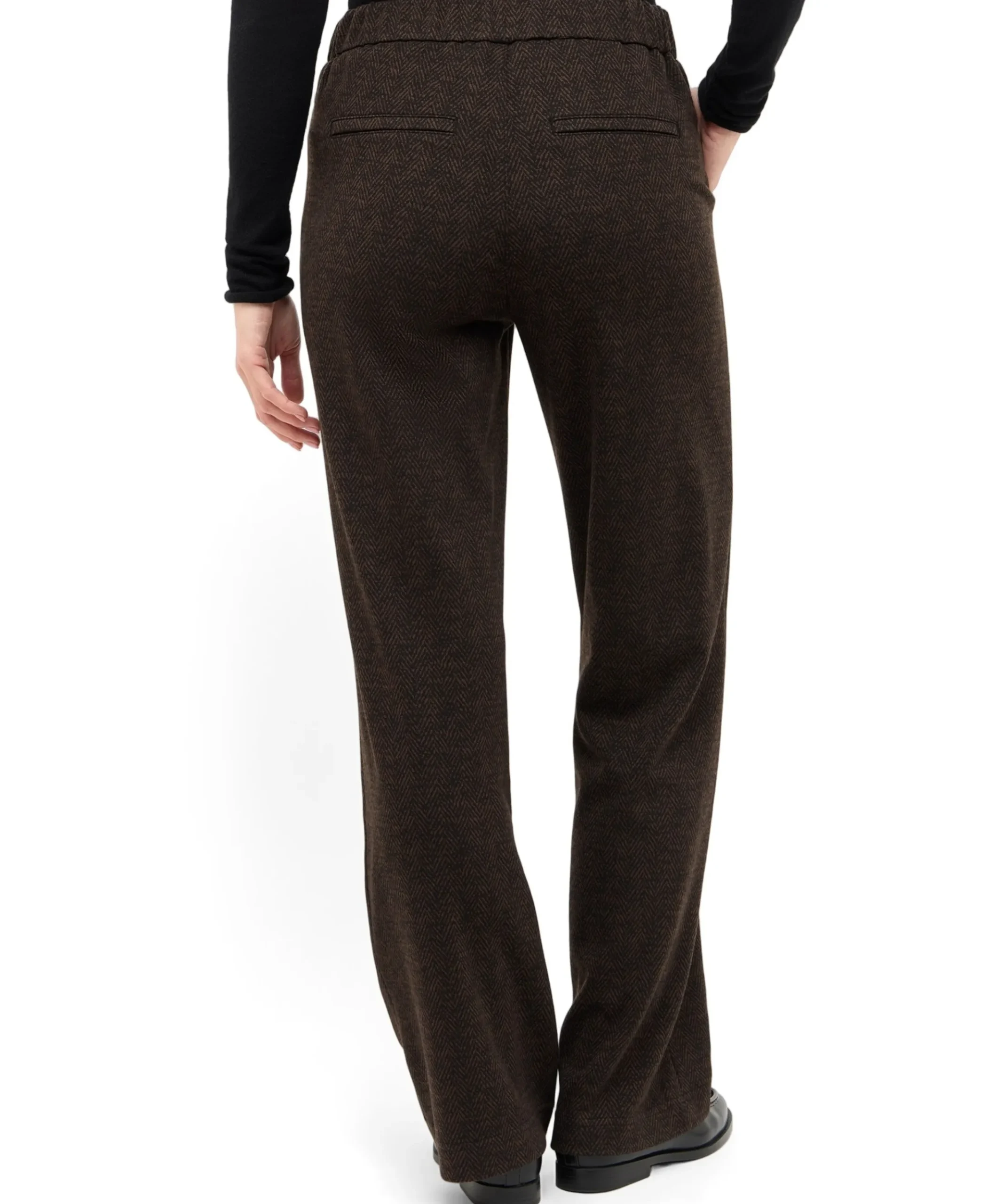 LIZ EASY dames broek bruin