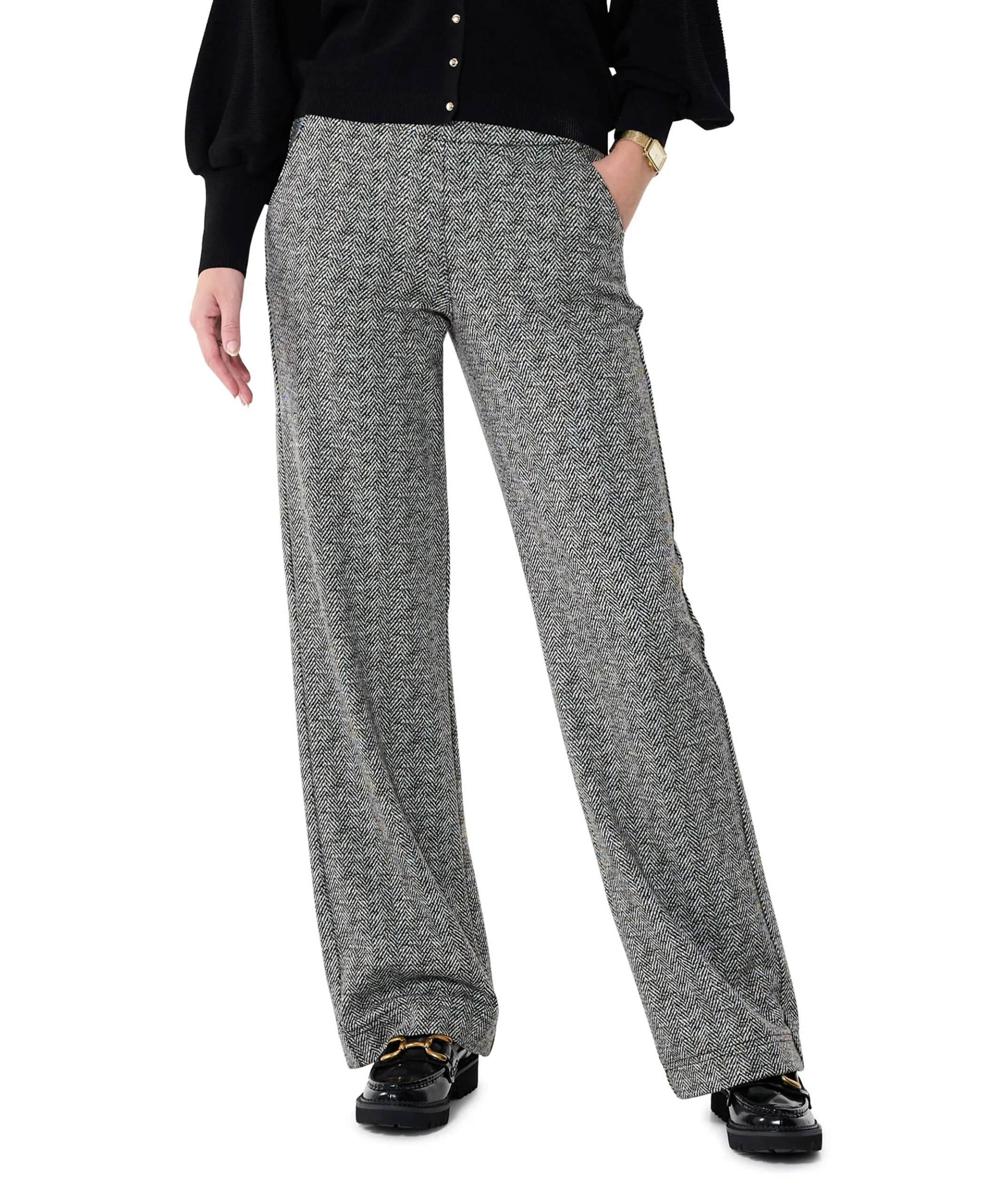 LIZ EASY dames broek zwart