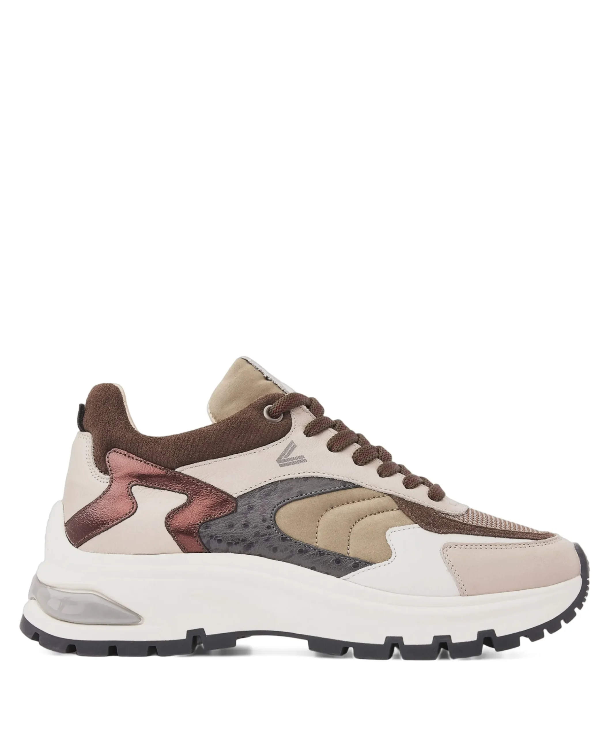 Liz Leighton dames sneakers beige
