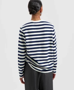 Longsleeve uniseks blauw