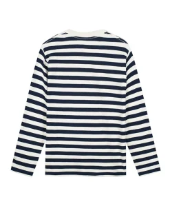 Longsleeve uniseks blauw