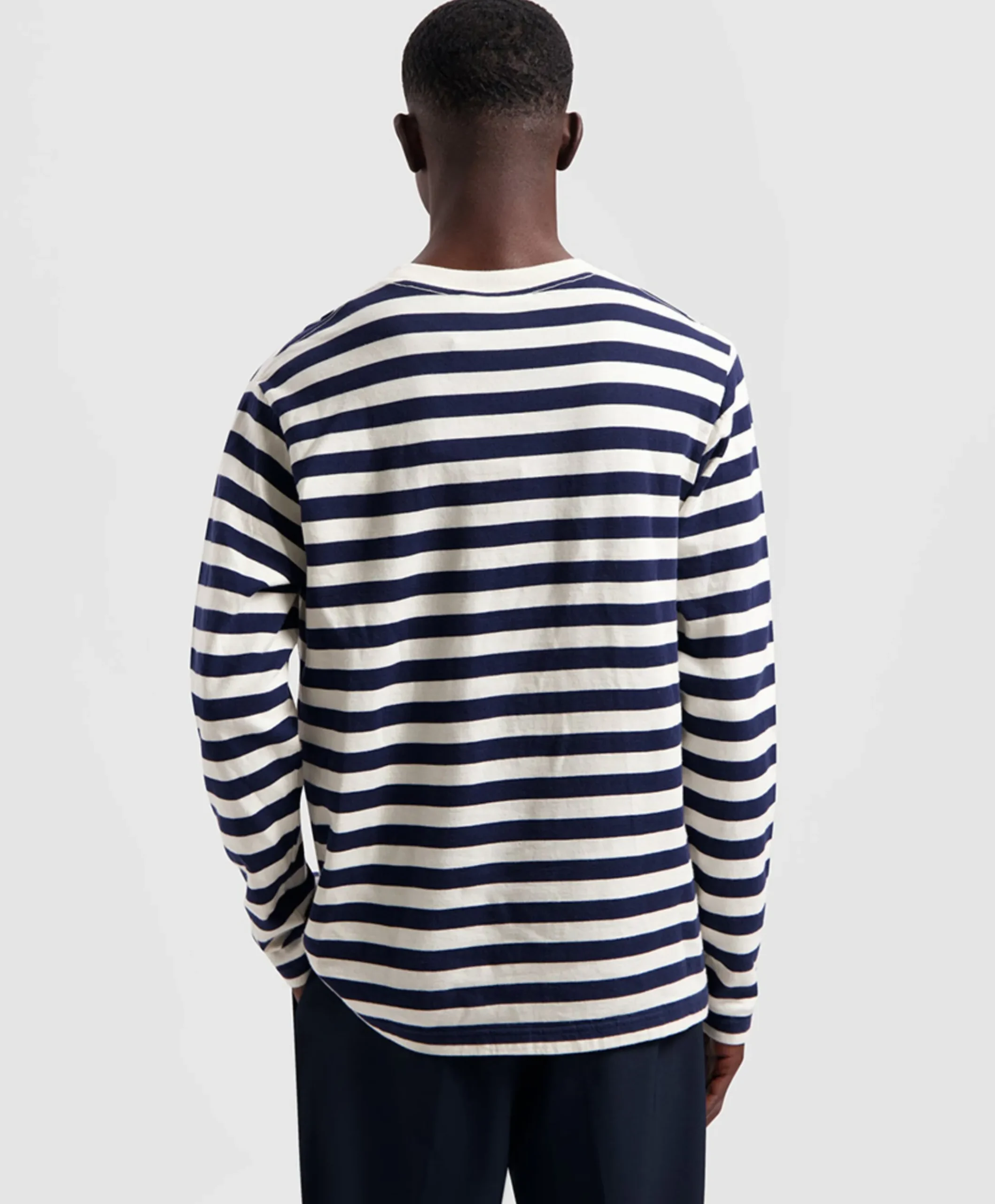 Longsleeve uniseks blauw