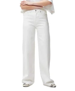 Loose fit jeans dames jeans wit