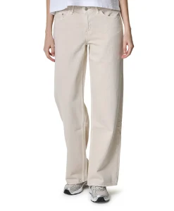 Low Loose dames jeans beige