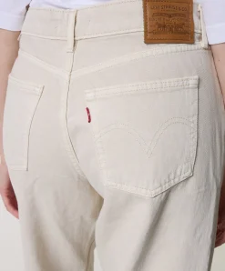 Low Loose dames jeans beige