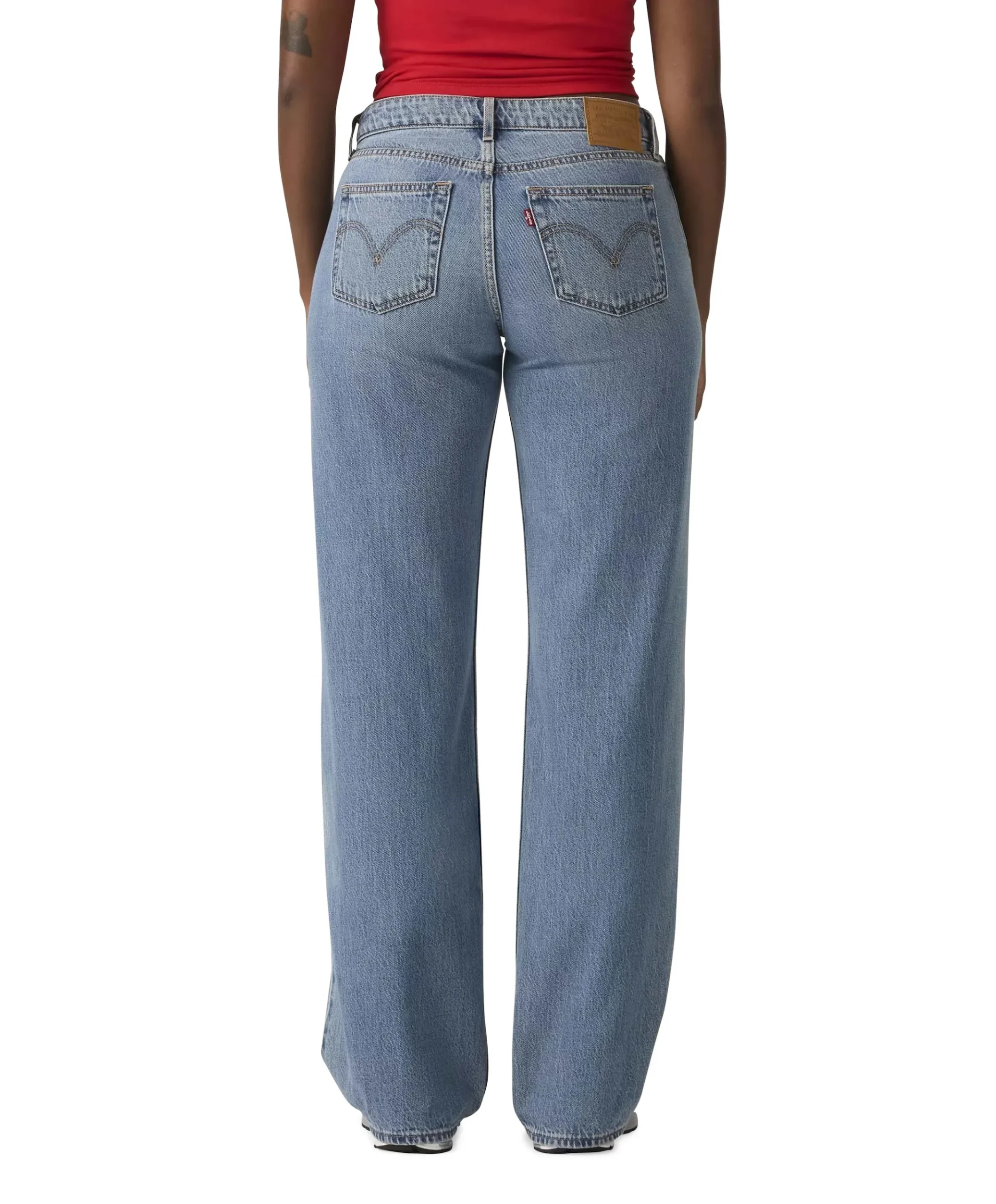 LOW LOOSE GOOD GRADES TENCEL dames jeans blauw