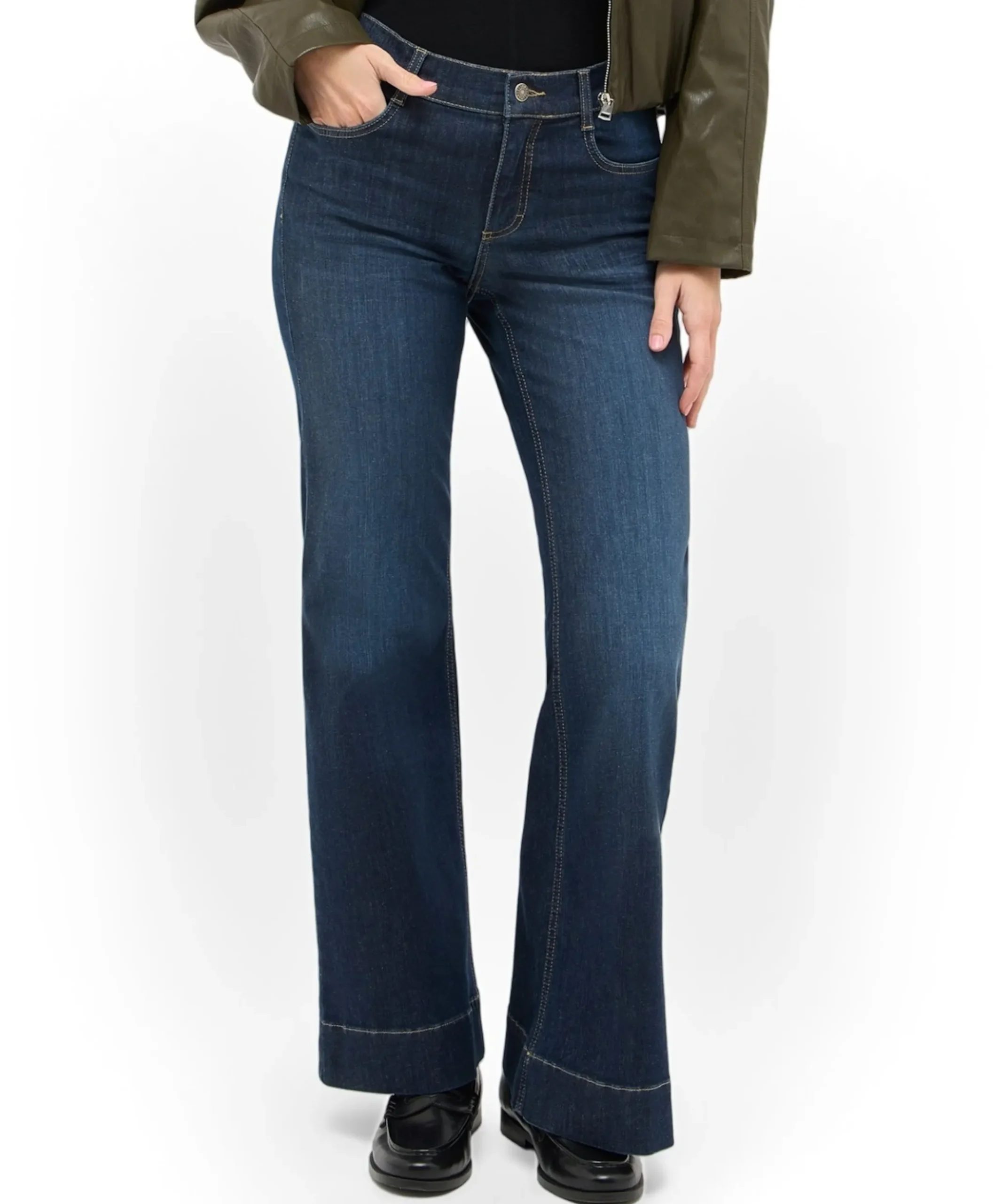 LUNA dames jeans blauw