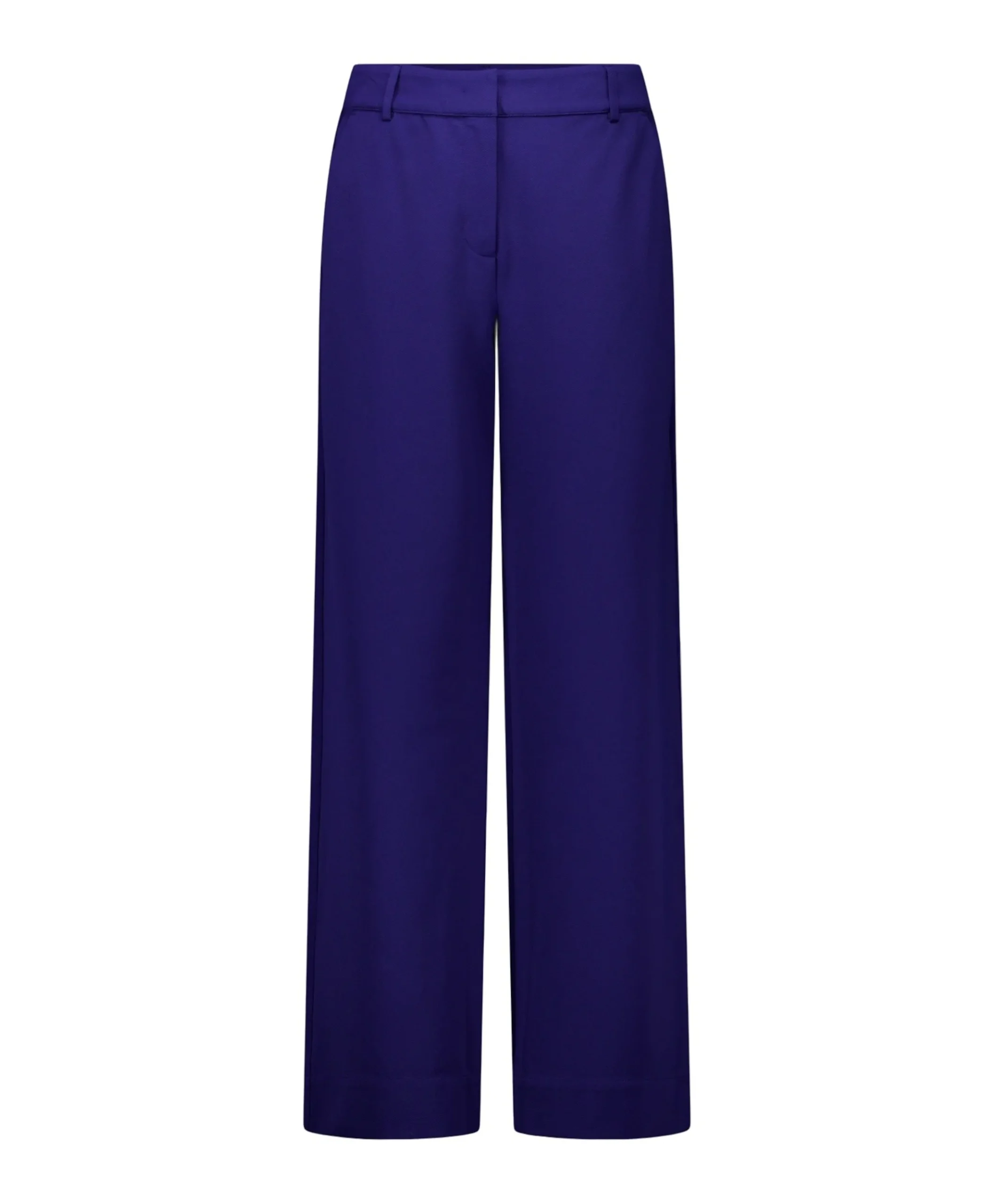 Luz twill dames broek blauw