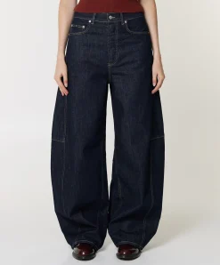 MAKI RINSE dames jeans blauw