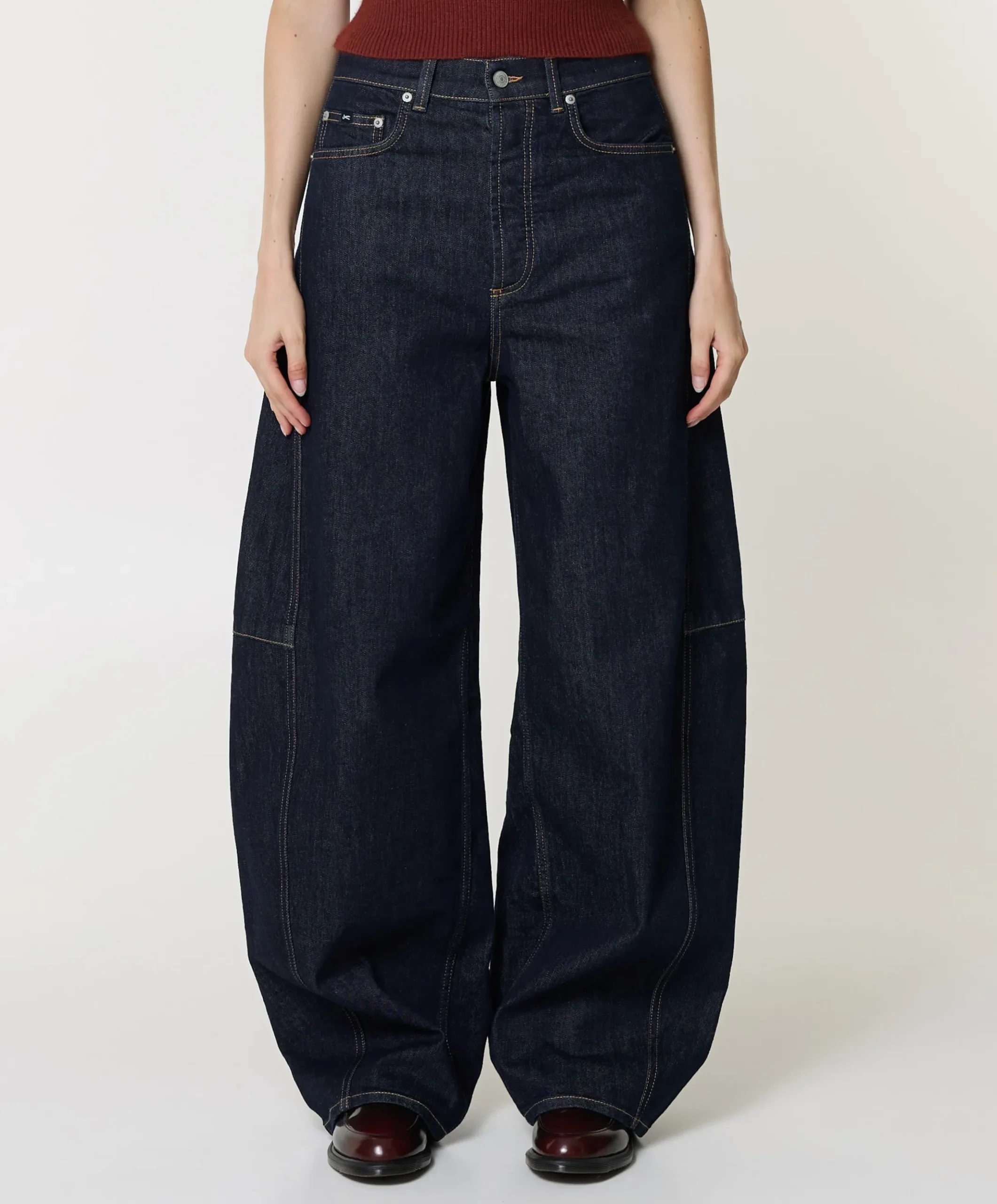 MAKI RINSE dames jeans blauw