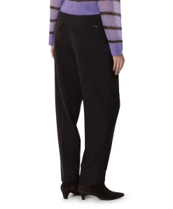 Mara Momfit Pleat dames broek bruin