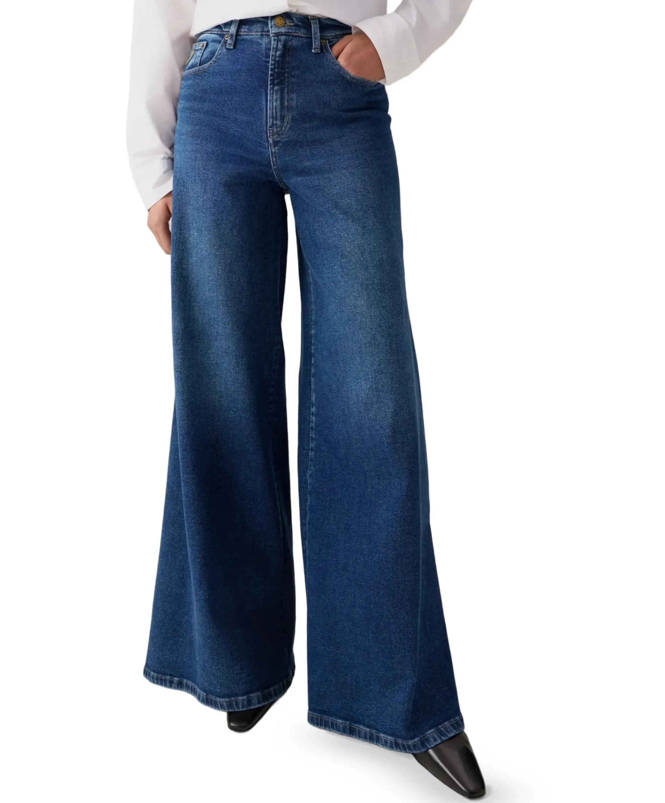 Marlene 8060 Mars Darkstone dames jeans blauw