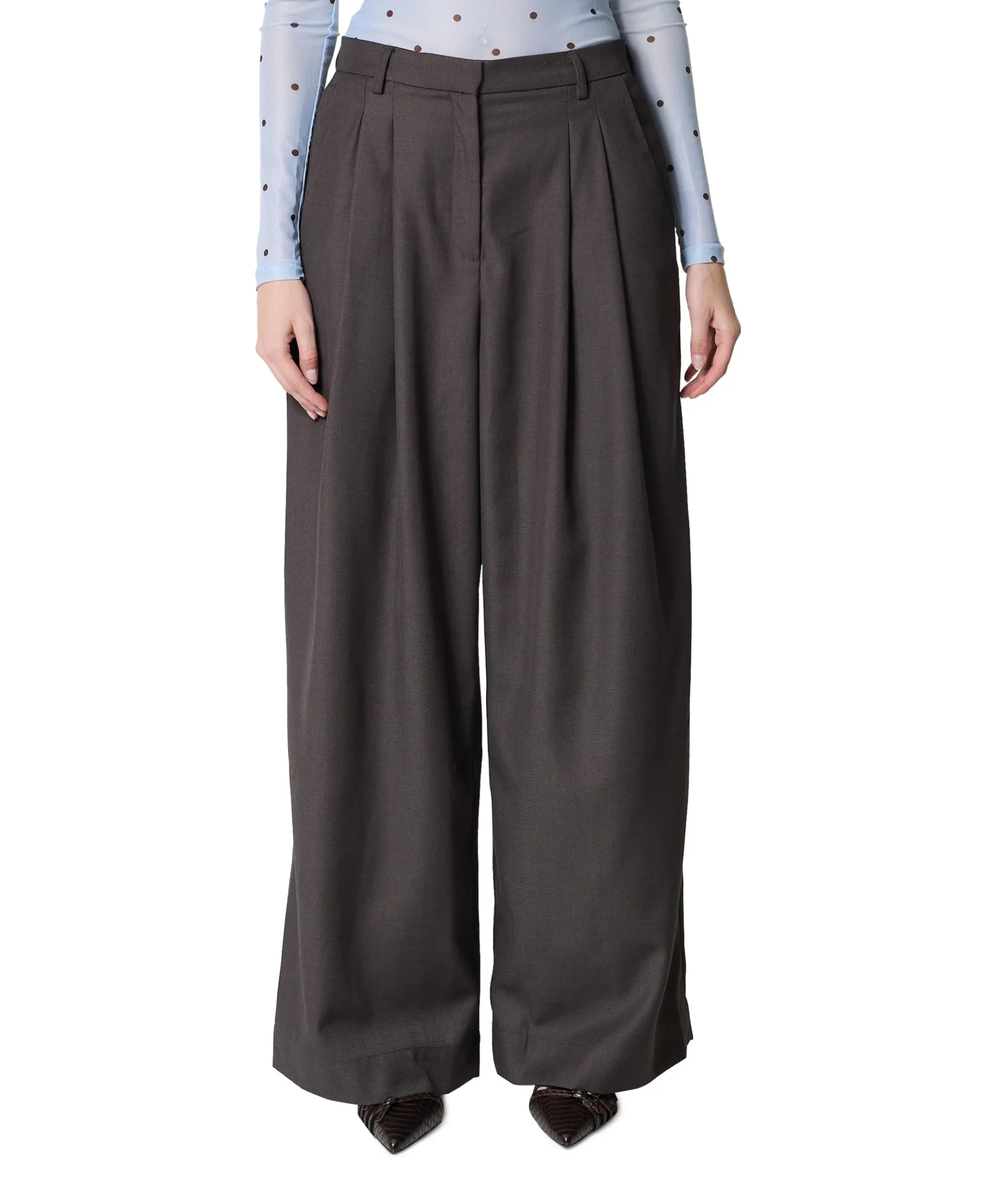 Martina dames broek bruin