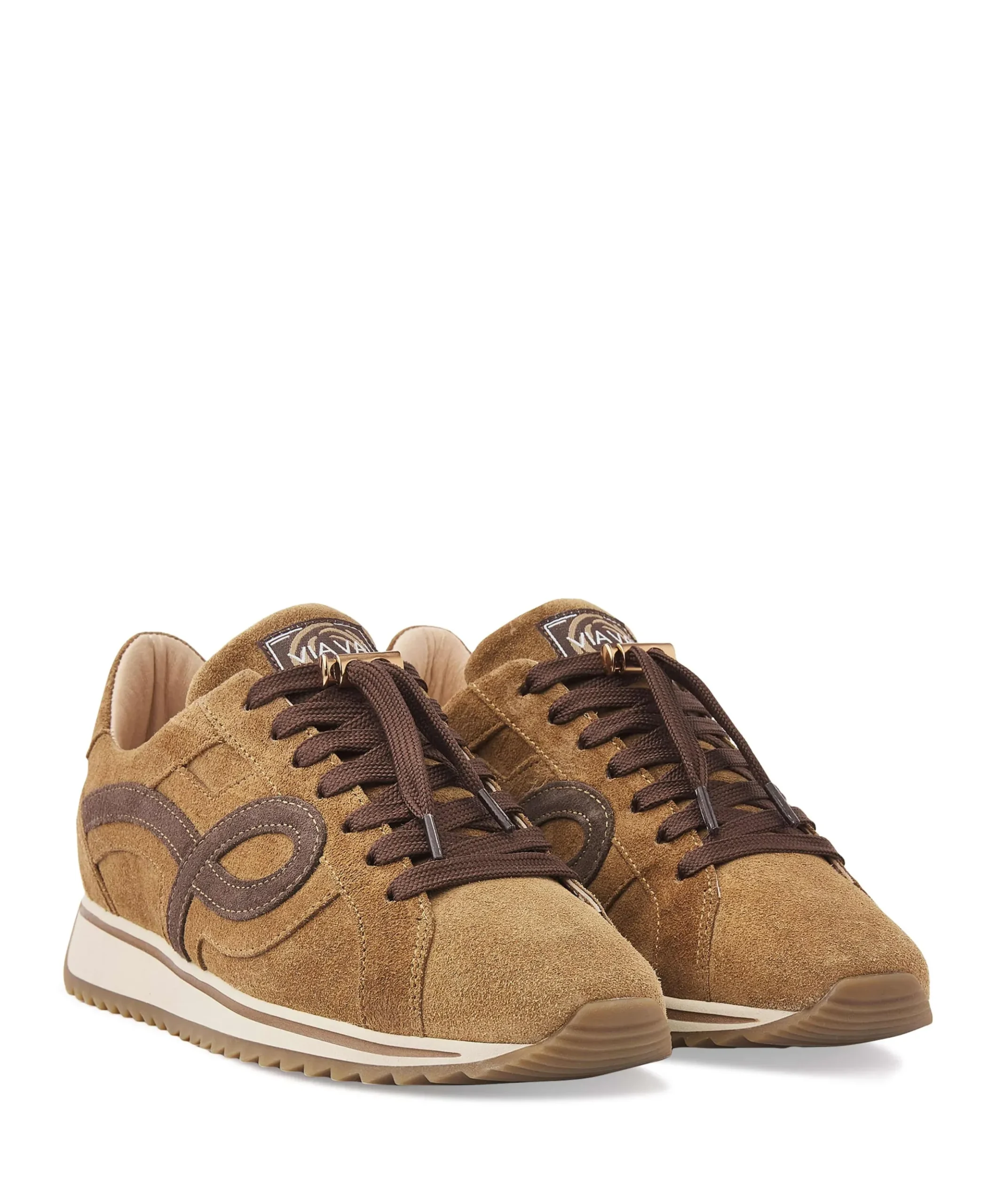Mikki Eve dames sneakers bruin