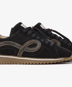 Mikki Eve dames sneakers zwart
