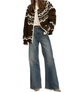 MIKU TSUMUGI dames jeans blauw