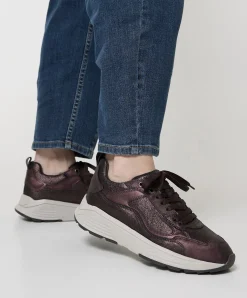 Milau dames sneakers bruin