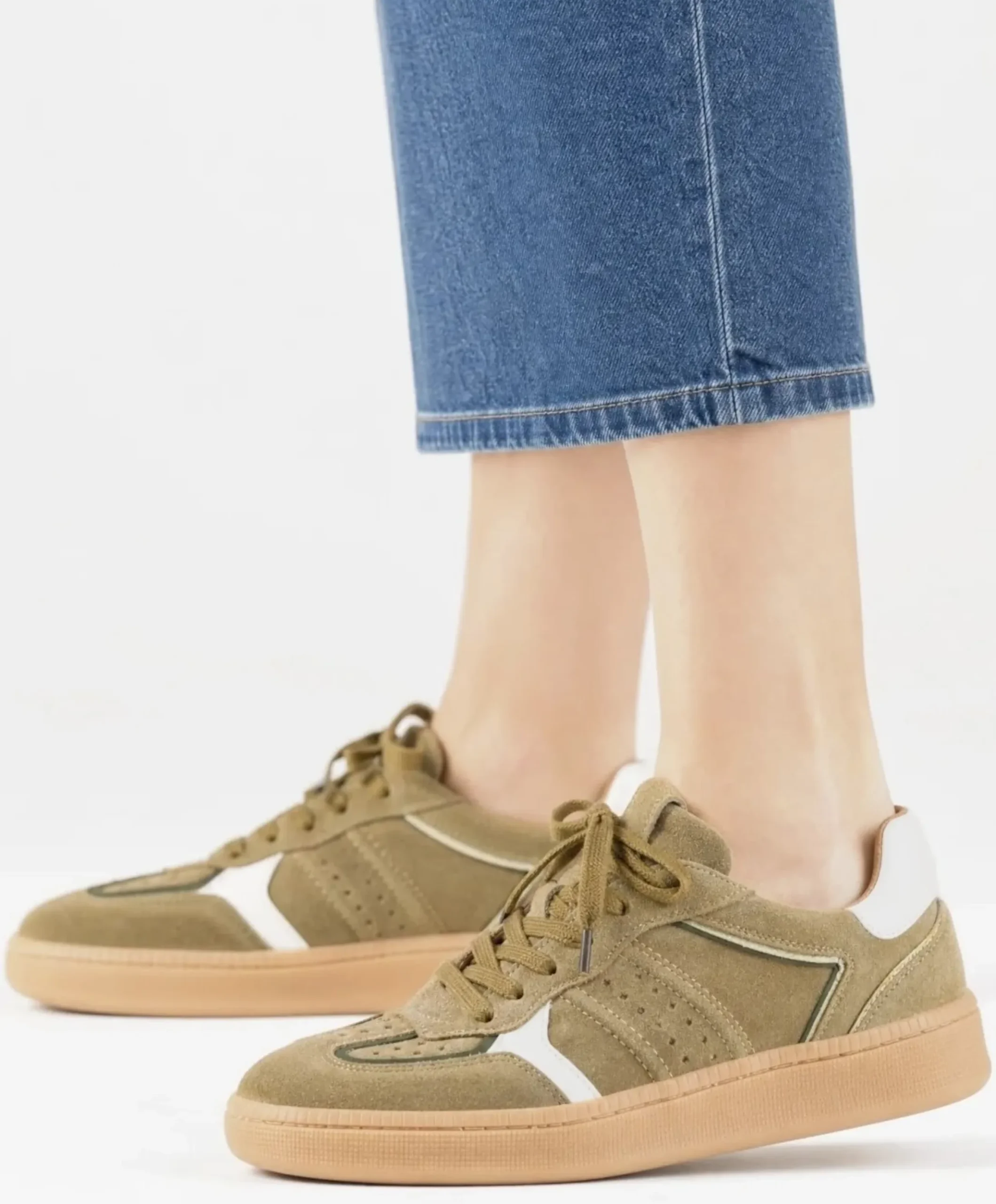 Mirabel dames sneakers groen