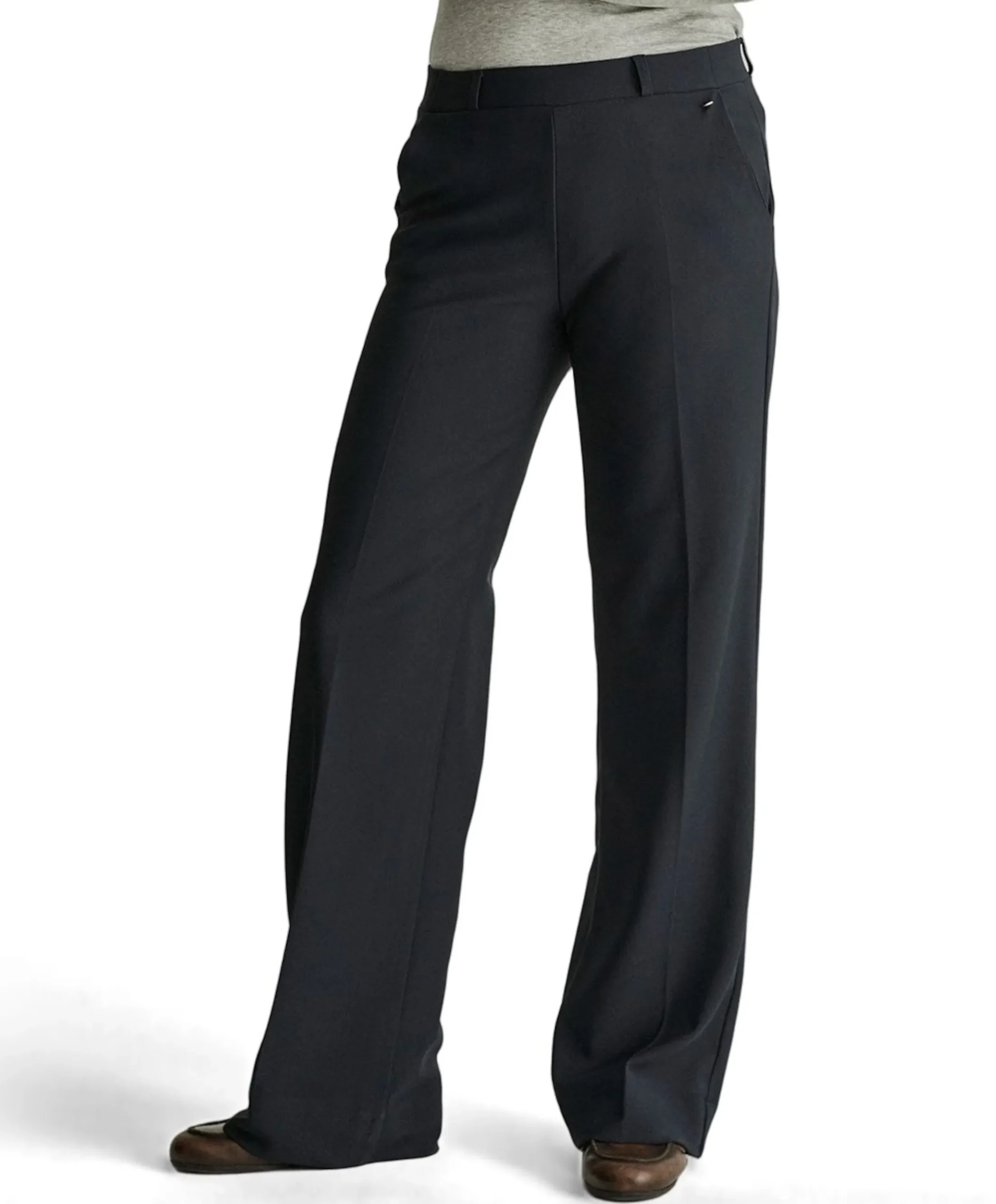 Mira (Elastic) - Twill Jersey - 301 dames broek blauw