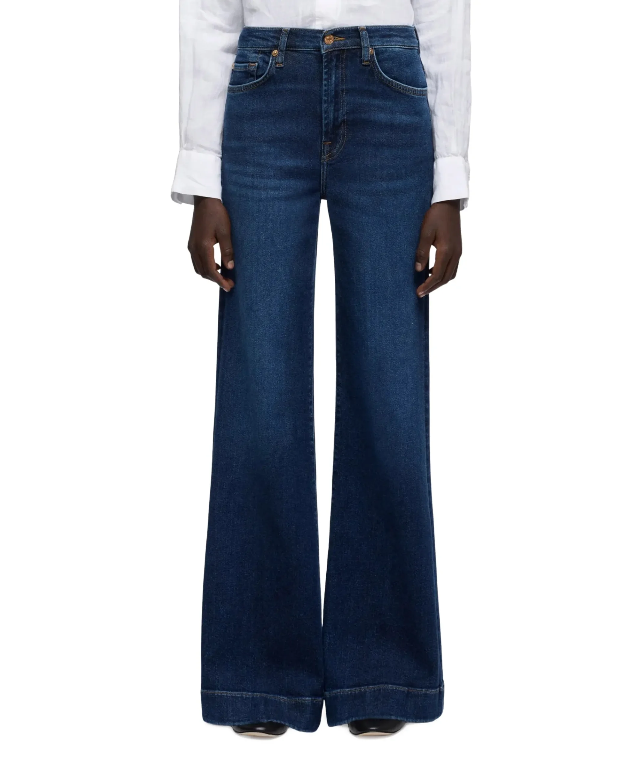 Modern Dojo dames jeans blauw
