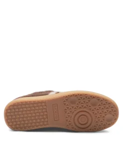 MOHAIR dames sneakers bruin