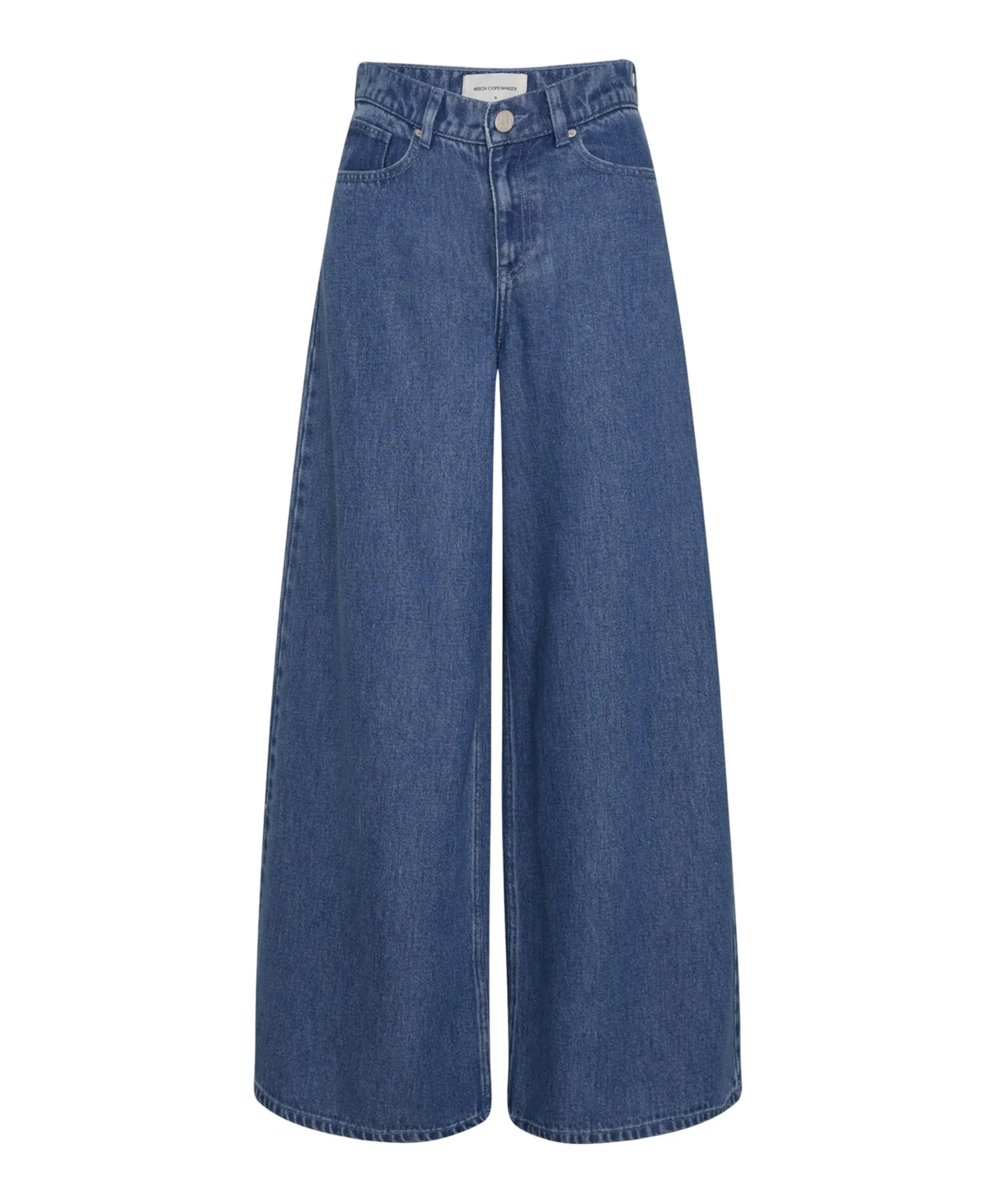 MSCHAgo Rue Wide Long dames jeans blauw