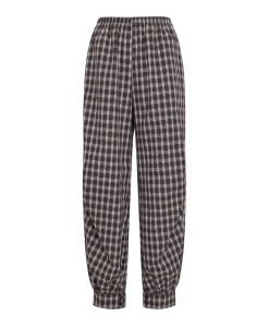 MSCHCarola Balloon CHK dames broek bruin