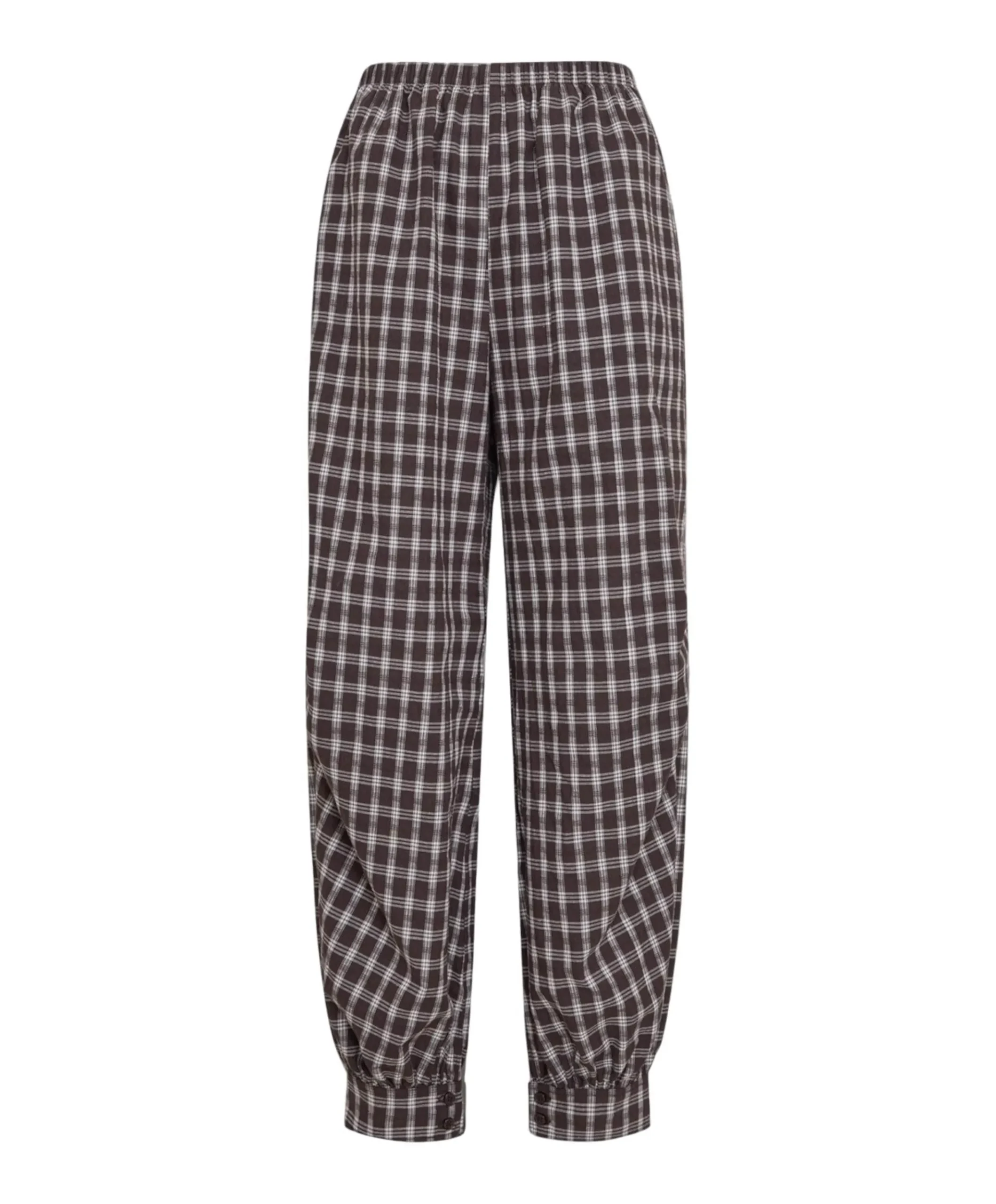 MSCHCarola Balloon CHK dames broek bruin