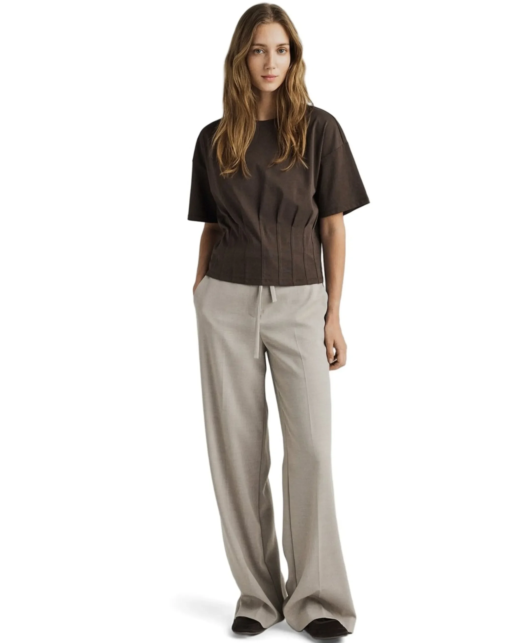 MSCHMarceli HW Long dames broek grijs