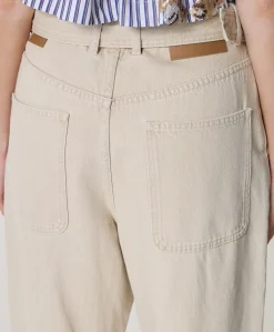 NANINA dames jeans beige