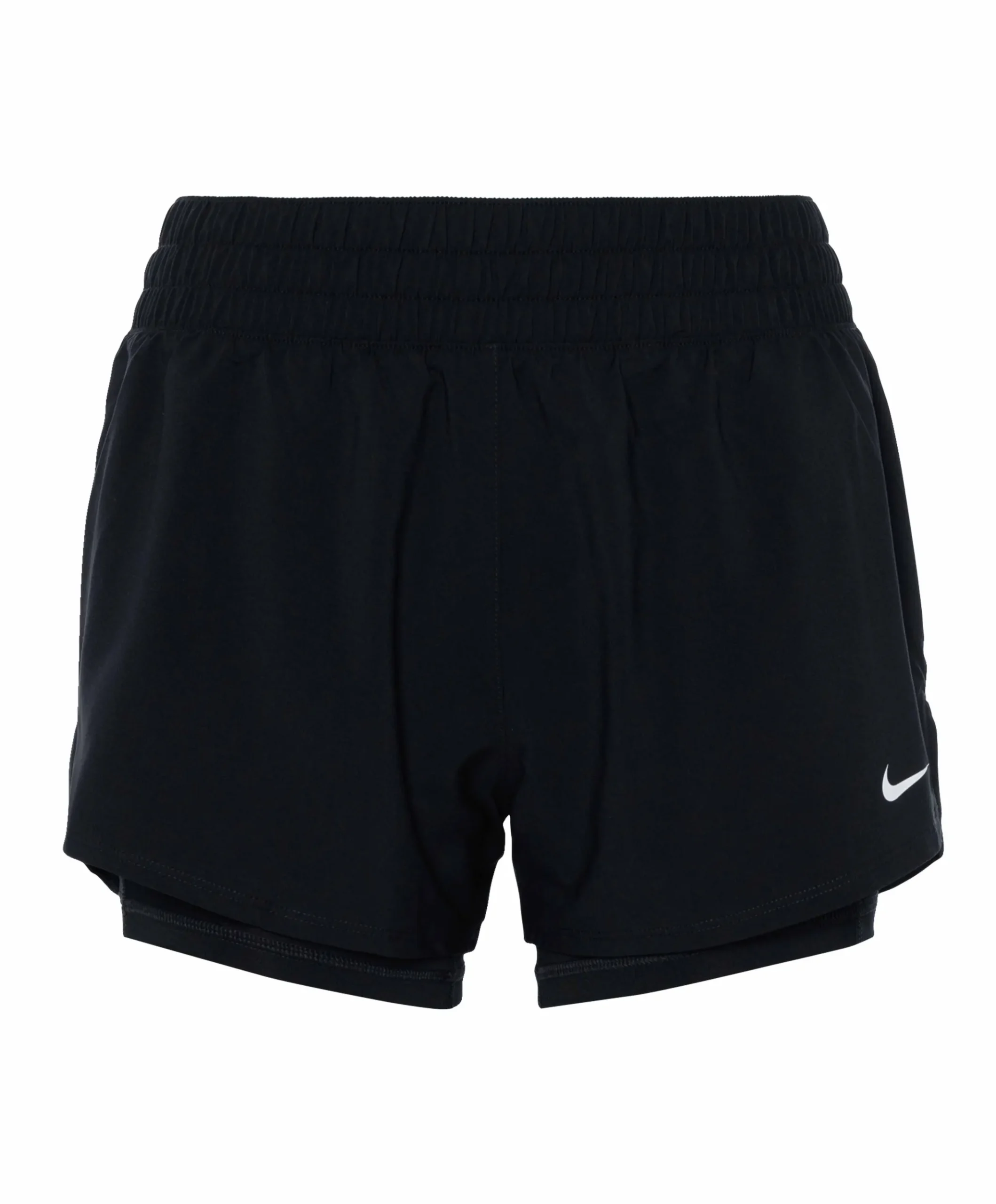 Nike One Dri-fit Women's Mid-rise 3 dames shorts zwart