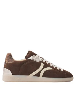 Nilla Khloe dames sneakers bruin