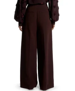 NORE BUTTONS RPES 345 dames broek bordeaux