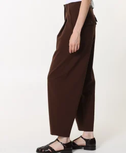 October dames broek bruin