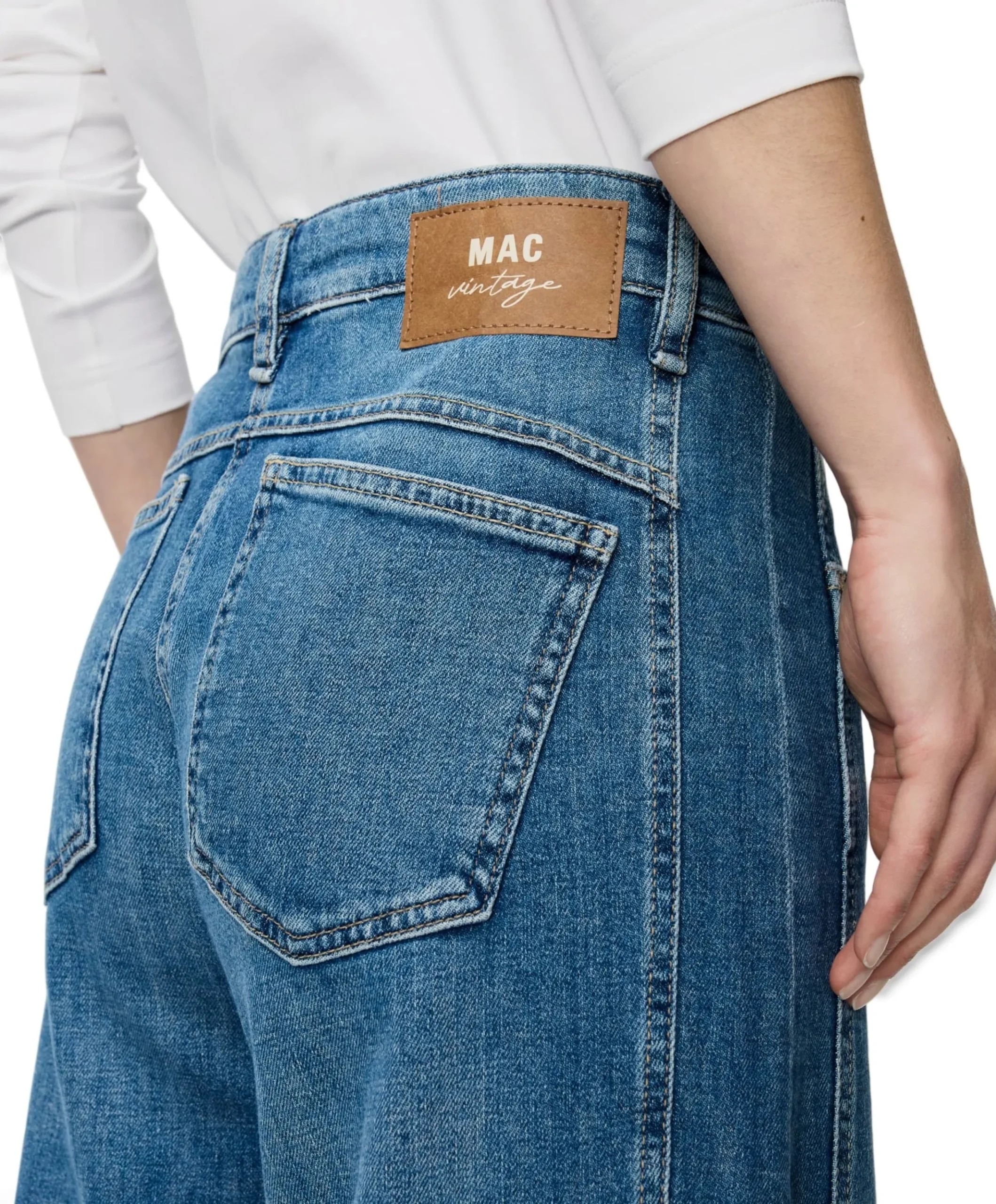 OHIO dames jeans blauw