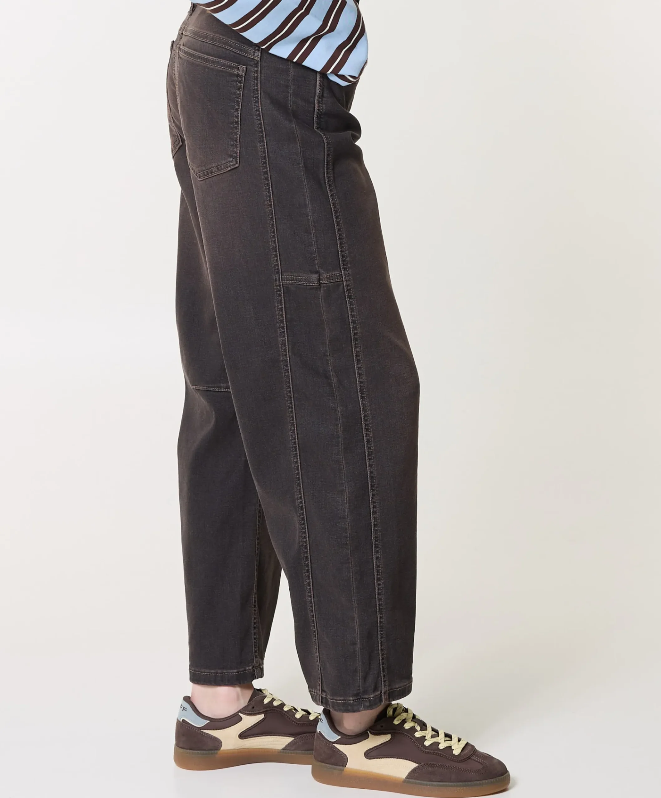 OHIO dames jeans bruin