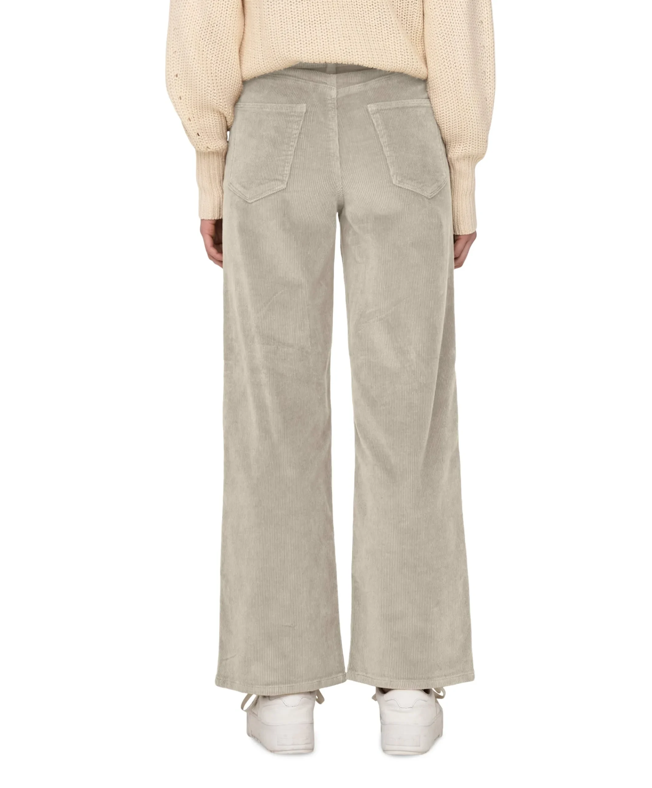 ONLHOPE GLOBAL EX HW WIDE CORD dames broek beige