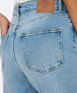 ONLJUICY LIFE HW WIDE LEG REA365 N dames jeans blauw