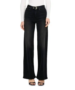 ONLMADISON BLUSH HW WIDE DNM CRO099 dames jeans zwart