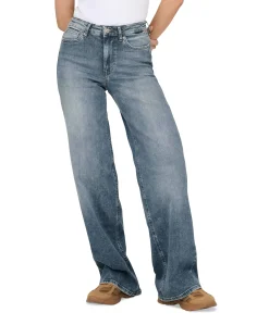 ONLMADISON BLUSH HW WIDE REA570 dames jeans blauw