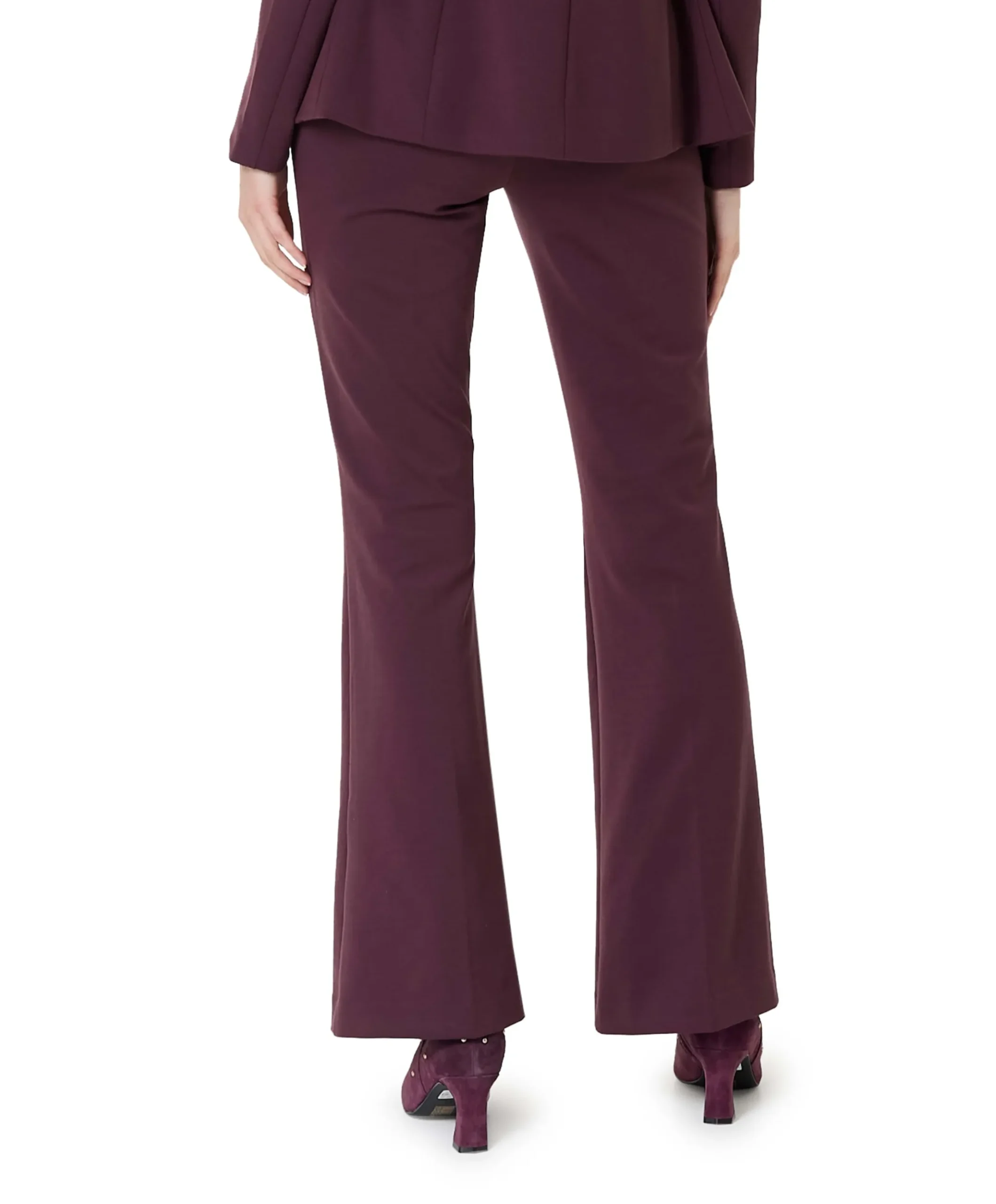 ONLPEACH MW FLARED PANT TLR NOOS dames broek rood