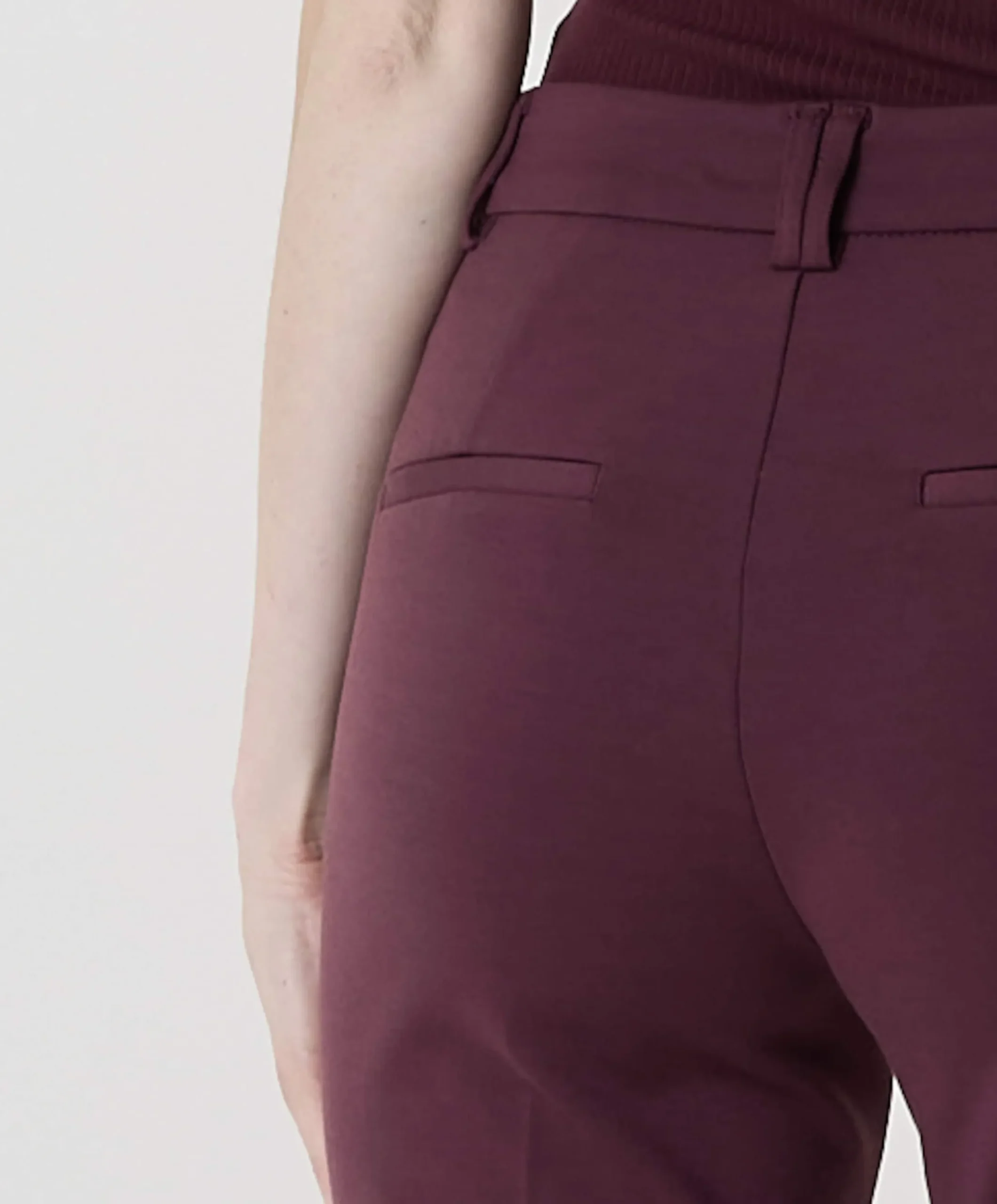 ONLPEACH MW FLARED PANT TLR NOOS dames broek rood